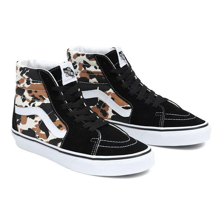 Vans Sk8 Повседневные высокие кеды для скейтбординга Унисекс Кроссовки Черный Коричневый VN0A7Q5NMUL