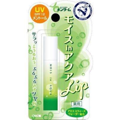 Of Menturm Medicated Moist in Aqua Lip Ментол UV 4 г x 3 [Набор 3] [Omi Brotherhood]