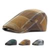 Клетчатый берет, кепки газетчика, женские весенне-летние винтажные кепки, мужские британские плоские кепки, шляпы художников Гэтсби, шляпа плюща, Gorro Hombre Boina