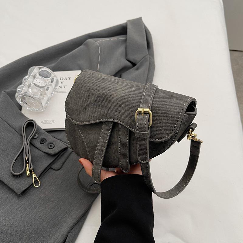 Мини сумка через плечо в ретро стиле: Европейский и американский стиль, дизайн помады с джинсовым принтом