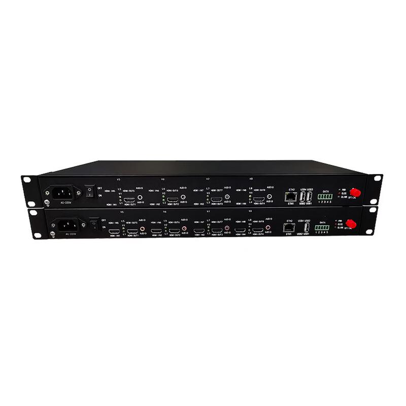 8-канальный HDMI оптоволоконный удлинитель Kunyu