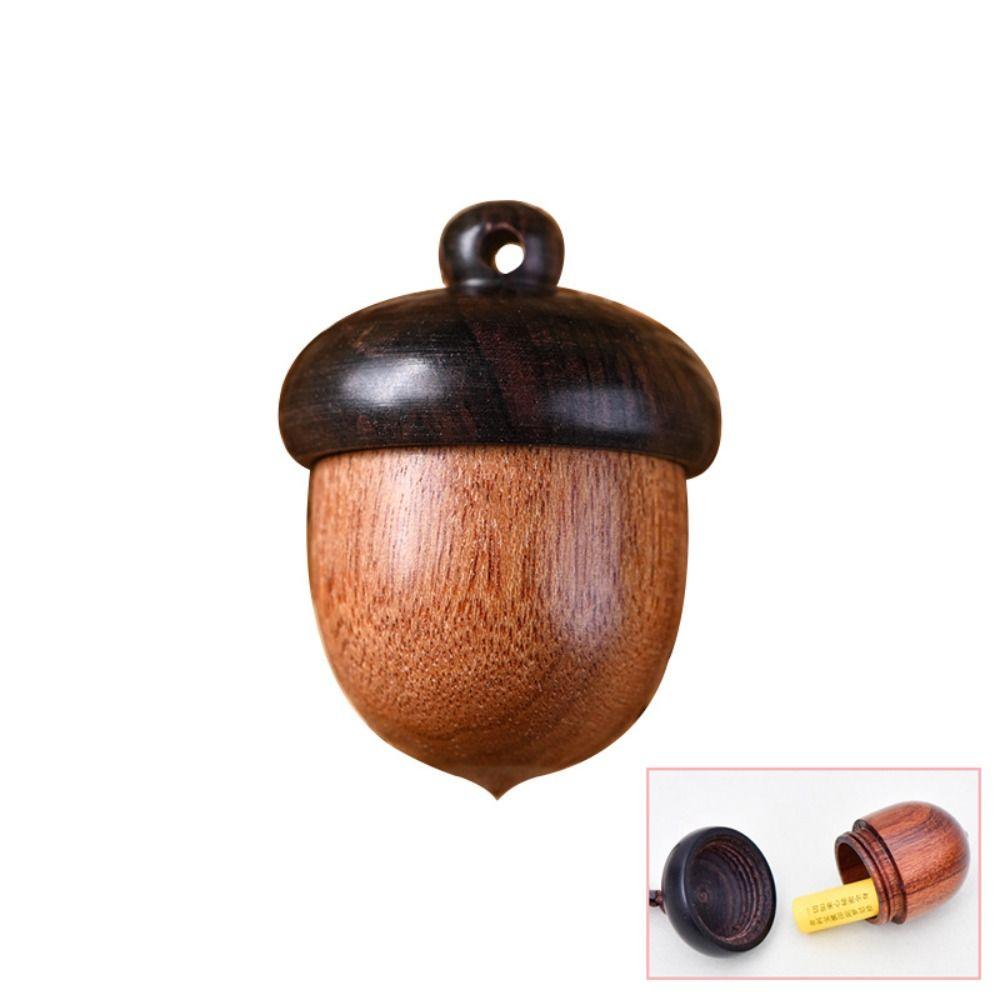 Granule Storage Box Medicine Pill Box Mini Sandalwood Rescue Pill Case Medicine Tablet Container