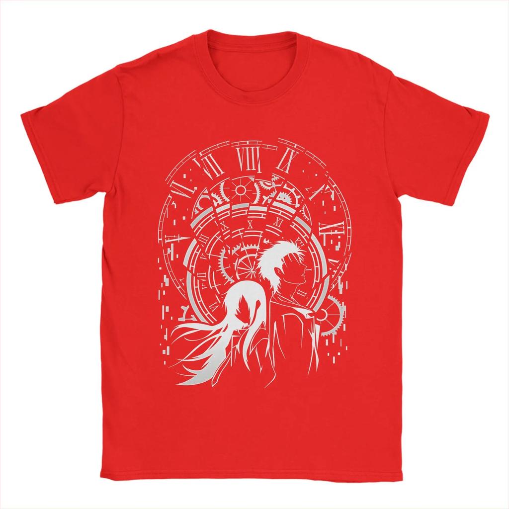 2026 Unisex Women Game Steins Gate T Shirts Time Broken Cotton Clothing Vintage Short Sleeve Round Collar Tees Plus Size TShirts