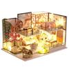 Moin moin кукольный домик миниатюрный набор для самостоятельной сборки модель комнаты в китайском стиле Китайский стиль Китайская вишня в цвету бамбук Большой размер, чтобы насладиться в полной мере