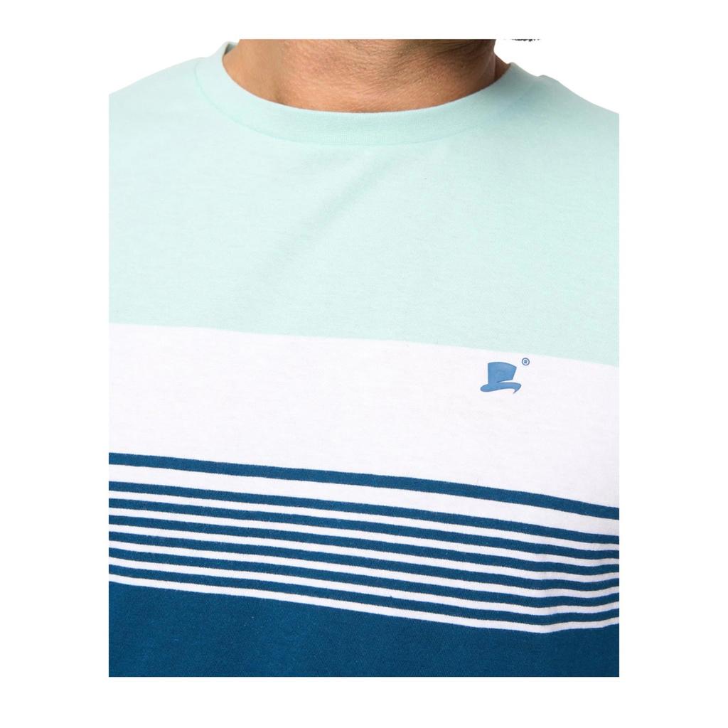 Bewley & Ritch Mens Portmen Yarn Dyed Stripe Cotton T-Shirt