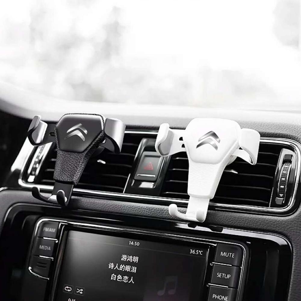 AQO1 Car Phone Holder Vent Bracket GPS Navigation Mobile CellPhone Stand For Citroen C1 C2 C3 C4 Grand Picasso C4L C-ELYSEE C8 DS3 C6