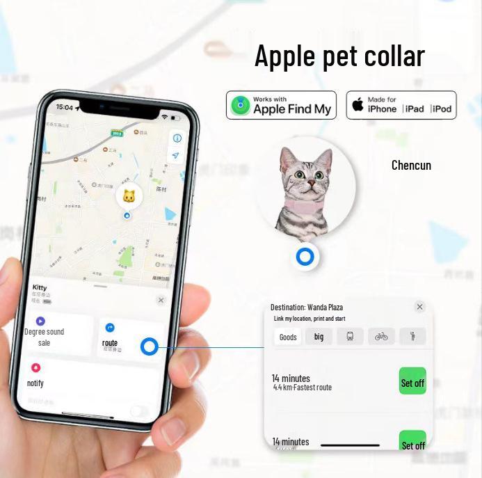 Pet Collar AirTag Replacement: Silicone Anti-Lost Case for Dogs and Cats