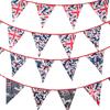 Большой треугольный флаг Union Jack на холсте для фестивальных украшений и фотофонов
