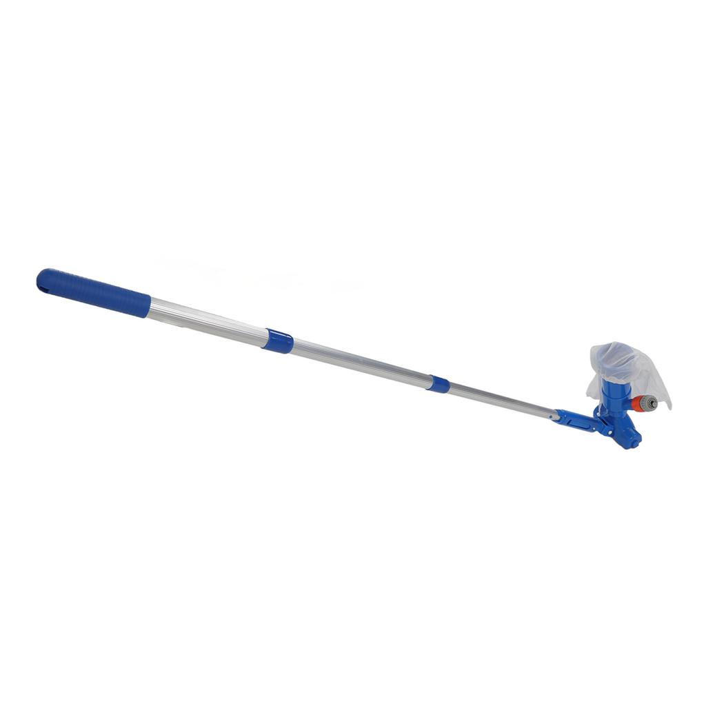 Pool Vacuum Cleaner Brush Portable with Telescopic Rod Plastic Pool Vacuum Cleaner for Fountains Cleaning