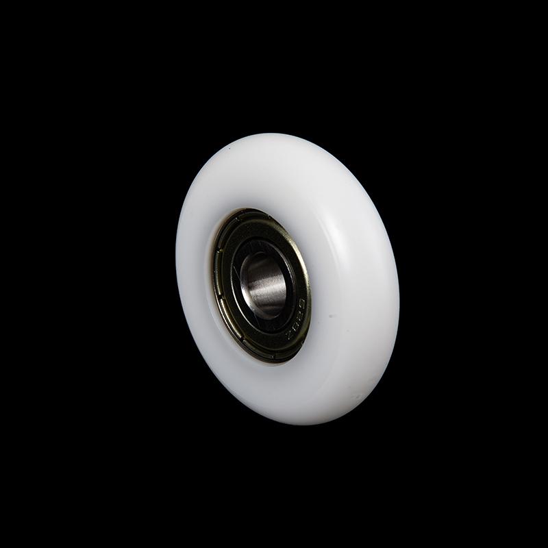 8*10*40Mm Nylon Round Type Roller High Quality Door Window Drawer Guide Wheel Pom Delrin Wrapped Bearing Pulley Plastic Wheel