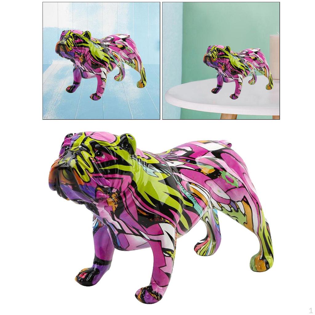 Фигурки Скульптура Украшение, Животные Собаки Живопись в скандинавском стиле, Декоративные изделия из смолы, для рабочего стола