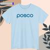 POSCO HOLDINGS Логотип Черный/Белый/Серый/Темно-синий/Красный/Голубой Футболка S5XL Унисекс Футболка