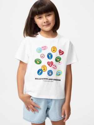 Девочки SAnrio ChArAcTers UT Графическая футболка с коротким рукавом A