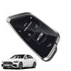 CF588 Keyless Entry Remote Control Car Key LCD Screen Keyless Entry Auto Lock Unlock for All Start Stop Engine Button Models