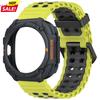 Новый бронированный чехол+ремешок для Samsung Galaxy Watch Ultra(2025) 47мм Ультра(2025) 47 мм Спортивный ремешок Силиконовый ремешок для часов Correa Браслет Ga
