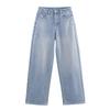 Womens Denim Jacket Pants Set With Rhinestone Embellishment Short Cropped Jean Straight Leg Jeans 2025 Fall