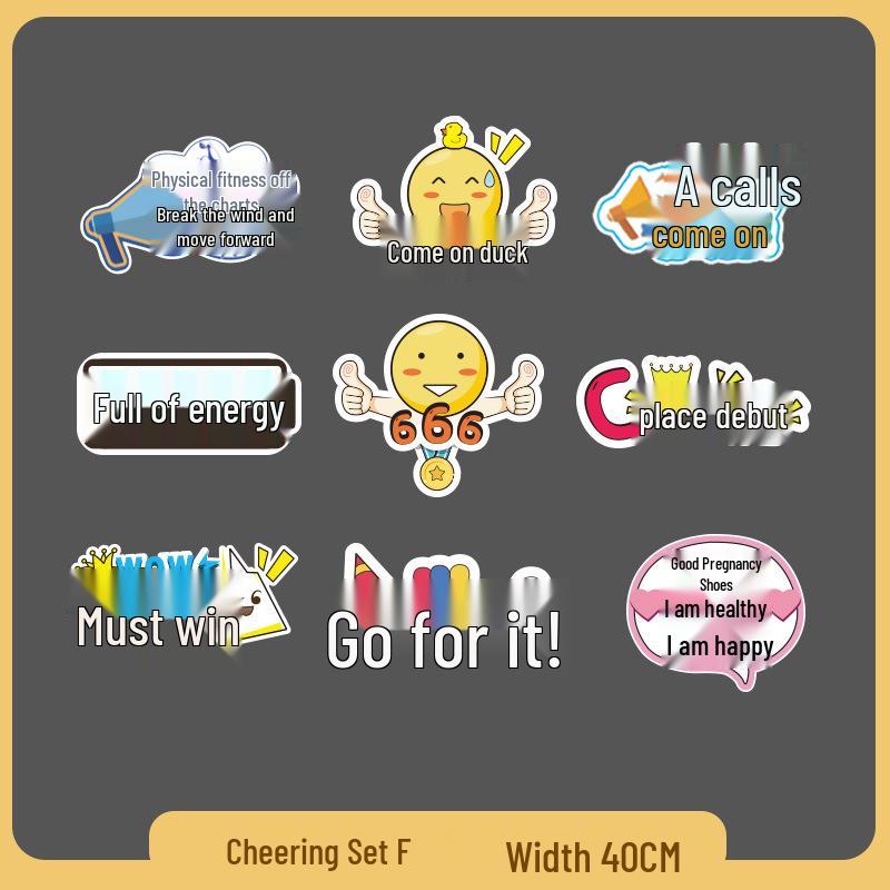 Custom Cheer Signs & Pom-Poms for Sports Events & Team Photos