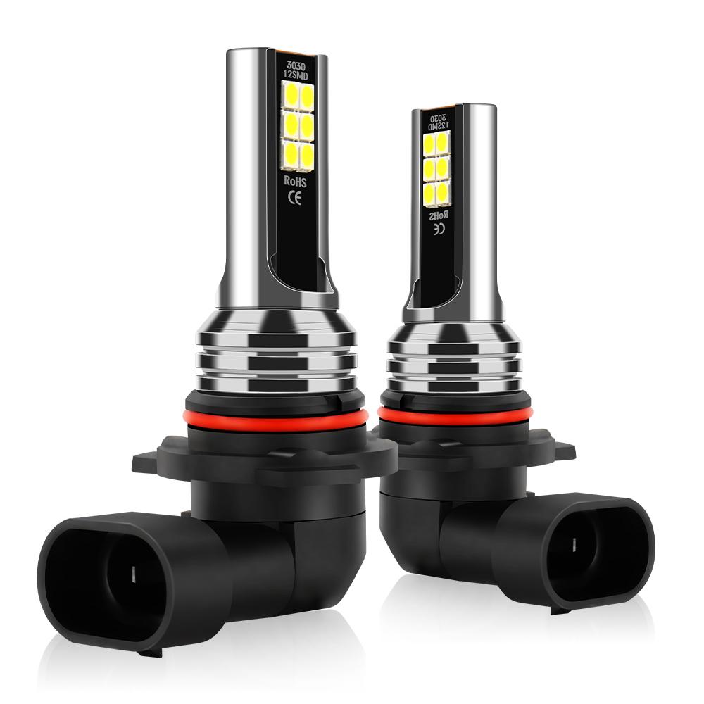 For KIA Seltos 2025- 2025 LED Fog Light Lamps 9006 HB4 6000k High Intensity 12PCS 3570 CSP Chips No Fan Design 9005 HB3