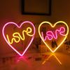 LED Atmosphere Light Love Shape Light Battery Powered Wall Lamp  Valentine's Day Gifts
