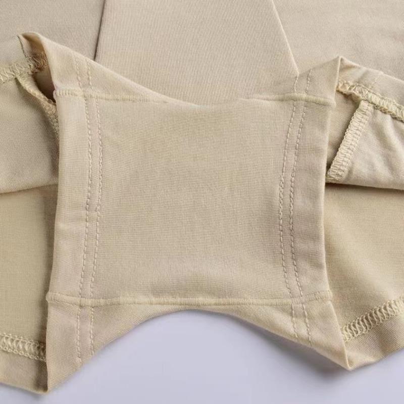 Женские хлопковые трусы, трусы с высокой талией, карманы, нижнее белье на молнии, трусы больших размеров, простые защитные шорты для пожилых женщин, брюки, шорты-бикини