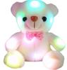 Плюшевая игрушка-мишка с 7-цветной светодиодной подсветкой, Идеально подходит для подарков (Возможна подарочная упаковка)