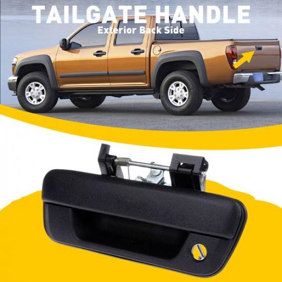 For Chevrolet Colorado GMC Canyon 2004-2012 Tailgate Handle Textured W/ Lock