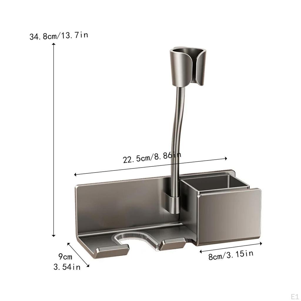 Держатель для фена для ванной комнаты, многоцелевая стойка, органайзер для душевой комнаты салона красоты