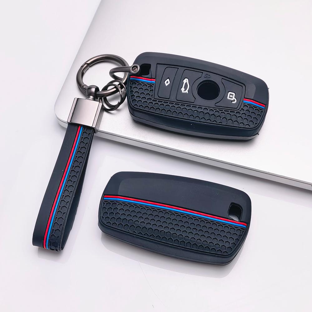 Чехол-брелок для ключей для BMW F20 F22 F30 F31 F32 F33 F34 F36 с брелоком Защита от царапин Ударопрочная защита Мягкая текстура для захвата Пылезащитный чехол