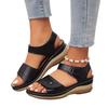 Plus Size Female Shoes Open Toe Women's Sandals Outdoor Casual Sandals Women Round Toe Hollow Wedges Shoes Women