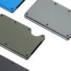 Минималистичный кошелек для мужчин и женщин - Тонкий RFID-кошелек, устойчивый к царапинам, держатель для кредитных карт и зажим для денег, Легко снимаемые деньги