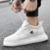 Fashion Outdoor Male Walking Shoes Genuine Leather Low Top Classic Male Shoes 2024 Fashion Men's Elevator Shoes All-match Mens Sneakers