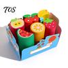 Fruit Eraser for Kids Pencil Erasers, Cute Fruit, Candy, Dessert Shaped Cylindrical Eco-friendly Erasers Eraser, Desktop Stationary Supplies Students