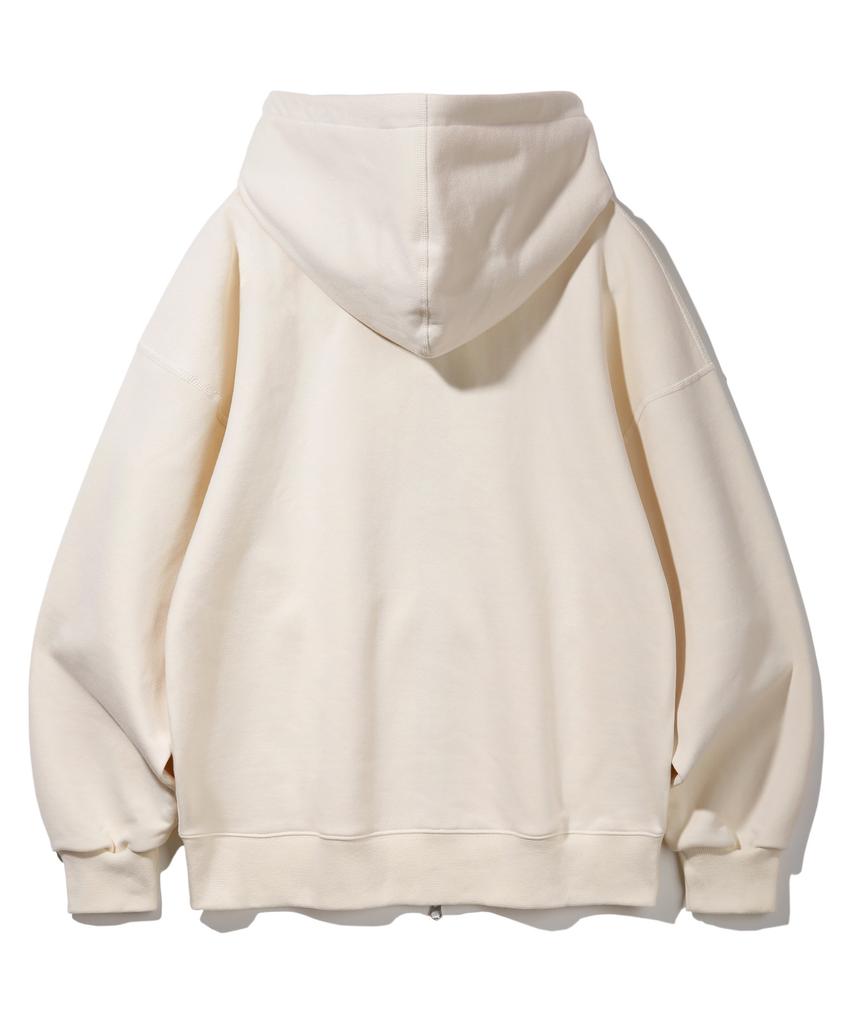 Худи с двусторонней молнией Bakken Color Point Lettering Bk7984_Кремовый