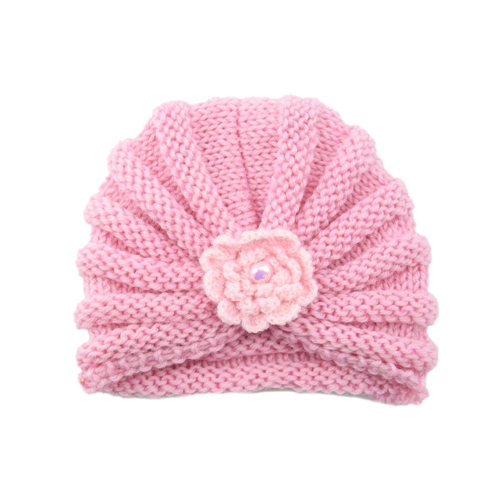 Детская шерстяная индийская шапка Camellia Pearl, теплая, вязаная, для новорожденных, на осень и зиму