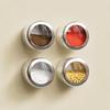 New Magnetic Wall-mounted Seasoning Box Stainless Steel Kitchen Good Seasoning Box Barbecue Sprinkler Octagonal Storage Box