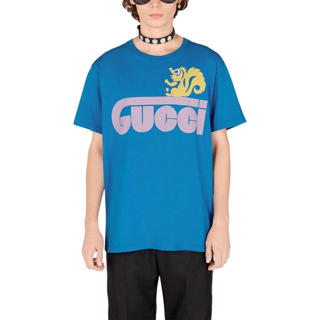 Gucci Ретро футболка с принтом скунса 548334-XJEUJ-4199