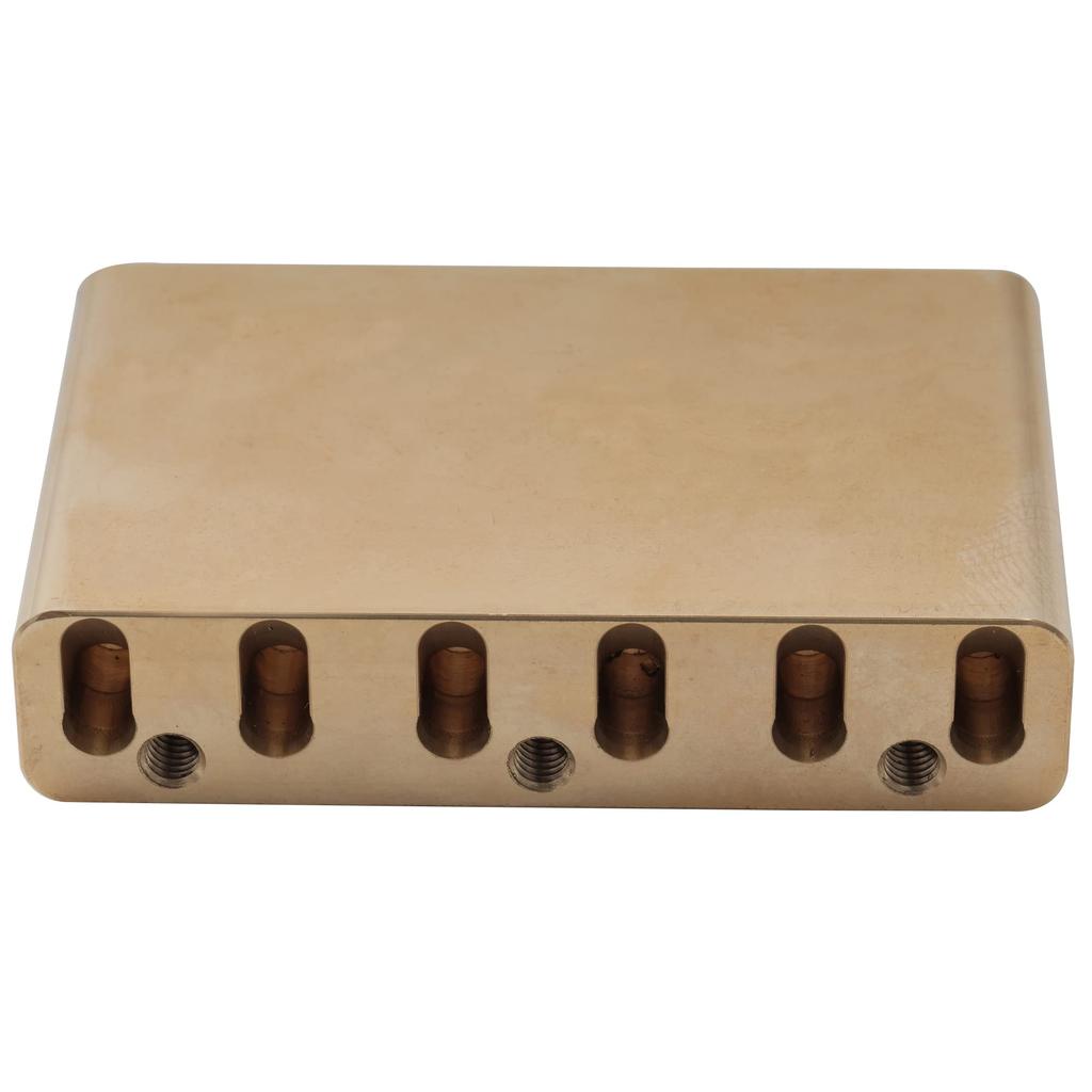 Musiclily Ultra Brass Tremolo Block for Selected GOTOH 510T Bridges, 42 mm, 10.8 mm Pitch