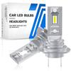 Plug-and-Play Mini LED H7 Car Headlight Bulb - High-Brightness Stepless Design