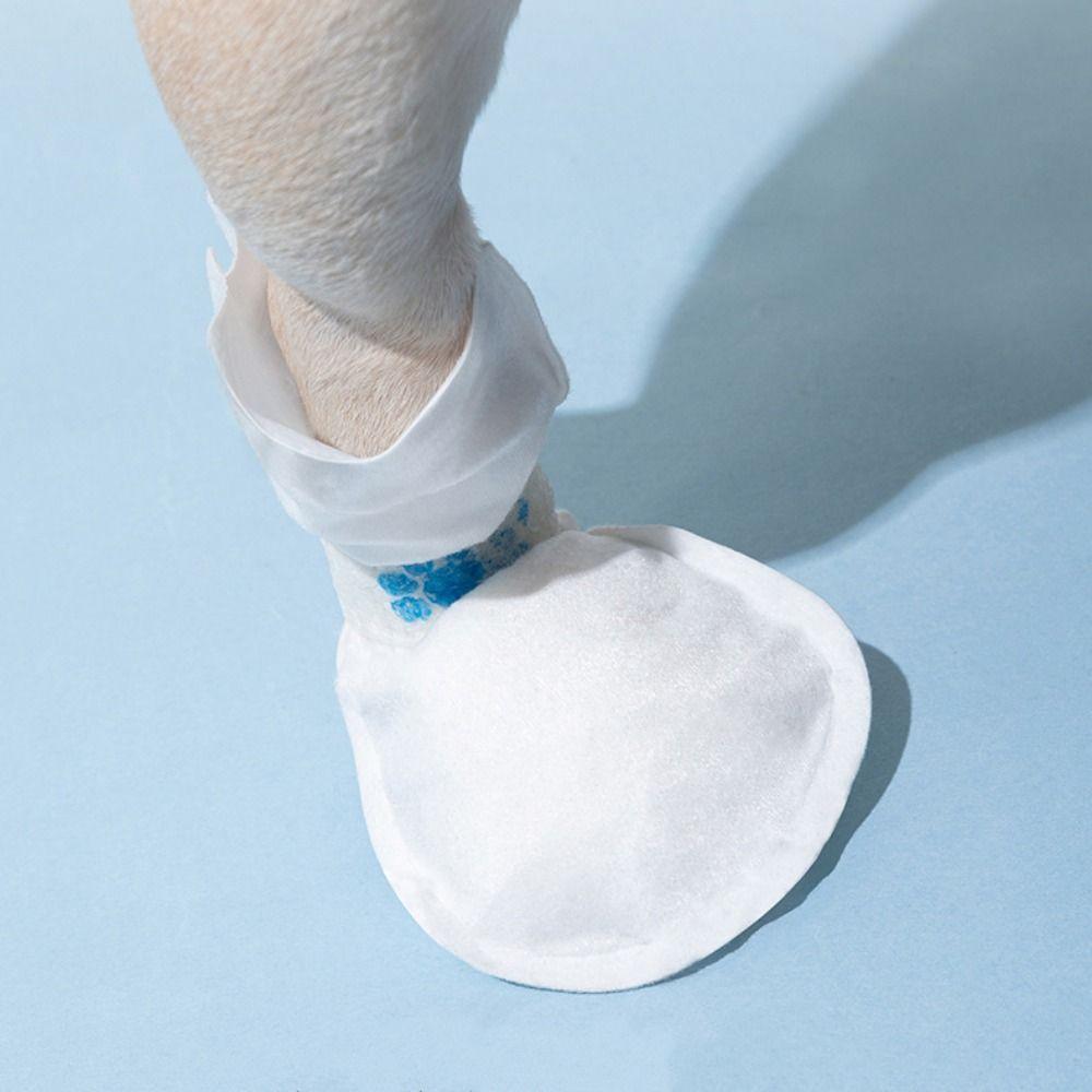 12pcs/set Breathable Disposable Pet Shoe Covers Dustproof Dog Disposable Booties for Dogs Cats