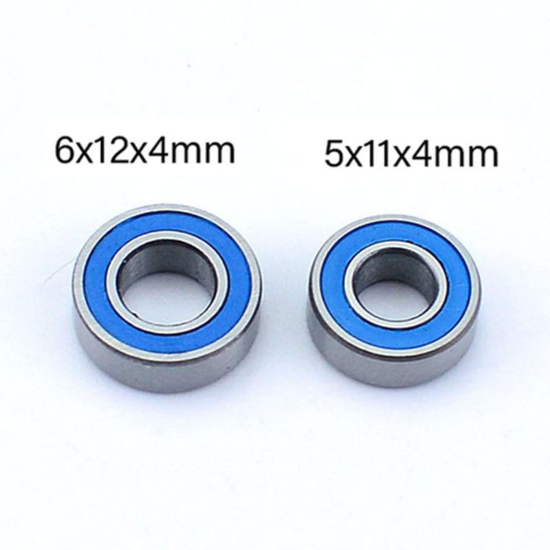 30pcs RC Truck Metal Bearings Kit 6x12x4mm 5x11x4mm for 1/14 Tamiya Semi Tipper Trailer SCANIA 770S VOLVO Parts