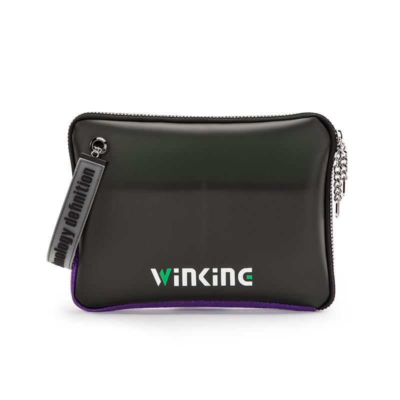 Men Women Laptop Bag 13 Inch Tablet Laptop Sleeve Case Linen+PU Leather Handbag 2022 New Street Trend Clutch Bag for Boys Girls