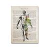 Vintage Human Body Anatomy Poster Heart Lungs Flower Medical Wall Pictures Foot Canvas Print Painting For Hospital Clinic Decor