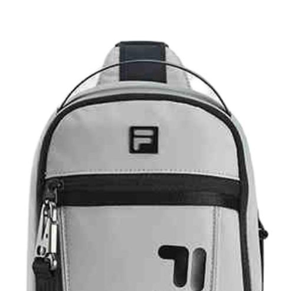 Fila Серия для фитнеса Модная Универсальная Повседневная Тканевая Ручная Сумка Через Плечо На Грудь Мини Унисекс Сумки Дымчато-Серый A13M511102FGY
