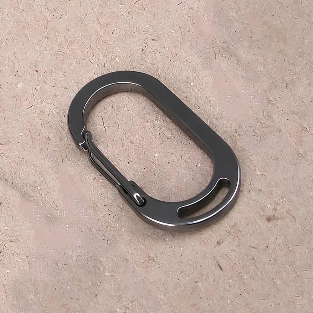 Spring Snap Design Stainless Steel Carabiner Stainless Steel Backpack Buckle Hook Dog Chain Use