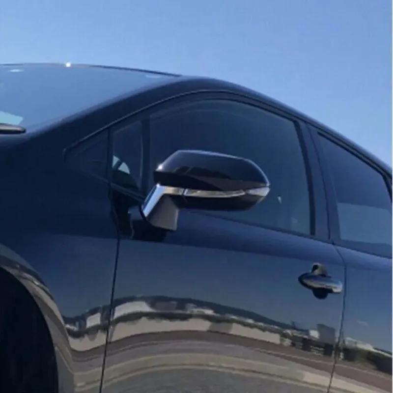 LHD For Toyota Corolla Chrome Car Rearview Side Mirror Trims Cover Strips Molding Decor Exterior