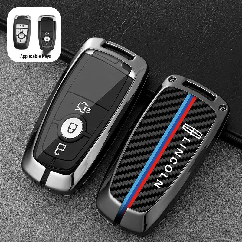 Оригинальная кожаная крышка для ключа Lincoln Aviator и Navigator