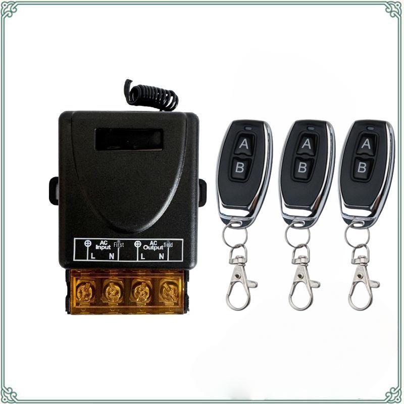 Беспроводной пульт дистанционного управления 220 В 30 А для водяного насоса, двигателя, кухонной вытяжки, вытяжного вентилятора и распылителя.