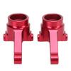 2Pcs Metal Aluminum Alloy Steering Cup for LC Racing PTG?2 110 RC Car Upgrade Parts AccessoriesRed