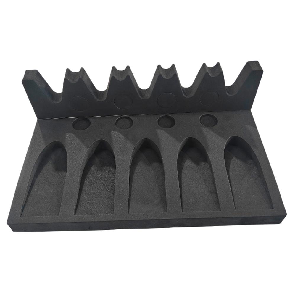 Lightweight Rifles Display Stand 5 Slots EVA Foam Rifles Rack Universal Rifles Barrel Rest Shooting Accessories