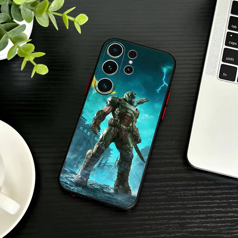 Чехол для телефона G-Game D-doom Для Samsung S26,S25,S24,S23,S22,S21,S20,Plus,Fe,Lite,Другие Черный Чехол